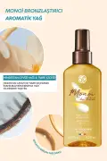 روغن آروماتیک مرطوب کننده و تغذیه کننده برنز کننده مونوئی - مناسب برای تمام پوست‌ها - مونوئی از تاهیتی - وگان - ۱۲۵ میلی‌لیتر