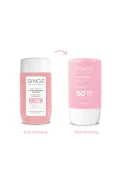 کرم ضد آفتاب مایع صورتی با SPF50+ و خاصیت ضد لک Pink Touch