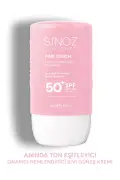 کرم ضد آفتاب مایع صورتی با SPF50+ و خاصیت ضد لک Pink Touch