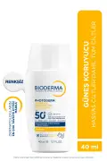 کرم ضد آفتاب مایع با محافظت بالا برای پوست‌های حساس و معمولی SPF50+ بدون رنگ 40 میلی‌لیتر
