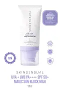 کرم ضد آفتاب شیر Magic Sun Block با SPF 50+ فیلتر نسل جدید 50 میلی لیتر | طیف وسیع UVA + UVB