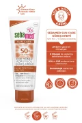 کرم ضد آفتاب SPF 50+ 75 میلی لیتر با فیلتر UVA و UVB و ویتامین E سه‌گانه با حفاظت بالا برای صورت و بدن