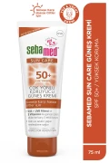 کرم ضد آفتاب SPF 50+ 75 میلی لیتر با فیلتر UVA و UVB و ویتامین E سه‌گانه با حفاظت بالا برای صورت و بدن