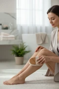 برس موی اسب طبیعی – لایه‌برداری خشک و ظاهری صاف برای پوست