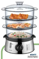 بخارپز زمان‌دار بیوفیت 60 دقیقه‌ای Gm7268