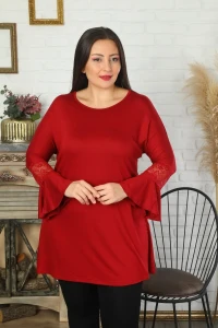 تُنیک قرمز بزرگ زنانه