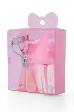 ست فرچه مژه و اسفنج آرایشی