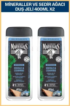 ژل دوش مردانه با مواد معدنی و روغن درخت سدر ۴۰۰ میلی لیتر x2