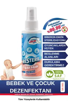 اسپری ضدعفونی‌کننده نوزاد بدون الکل سایز سفر 100ml هیپوکلروز خالص اسپری بهداشت مدرسه برای بچه‌ها