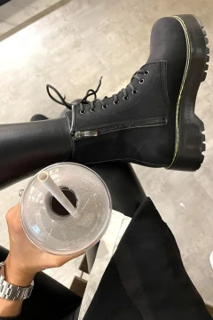 چکمه و بوت زنانه مشکی مات K02578000309