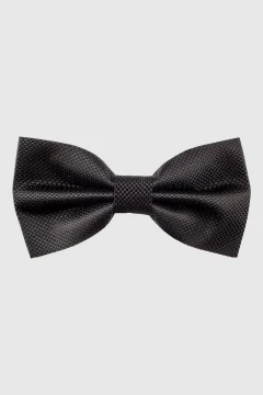 پاپیون مردانه مشکی با طرح آرمور