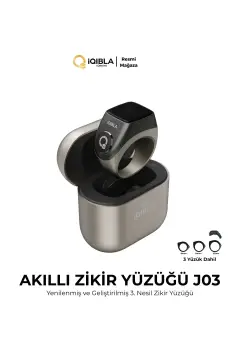 حلقه هوشمند J03 Pro حلقه ذکر تیتانیوم رنگ خاکستری