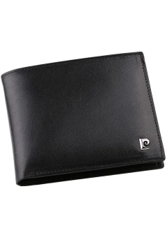 کیف پول مردانه مشکی با لوگو 2361S