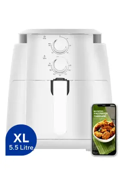 سرخ‌کن سریع بی‌سیم XL سفید (سرخ‌کن بدون روغن Airfryer) HAF-01