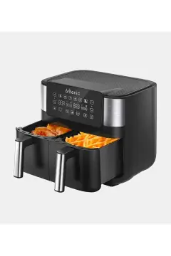 سرخ‌کن هوایی K20، سرخ‌کن دو محفظه‌ای، XXL، 2850 وات، مشکی
