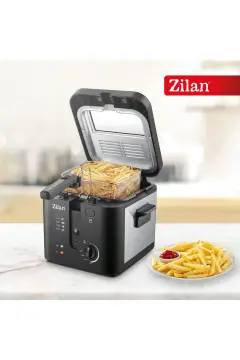 سرخ کن زینان مدل ZLN0010 | 2.5 لیتر | 1600 وات | ترموستات قابل تنظیم | بدنه استیل ضد زنگ | XL