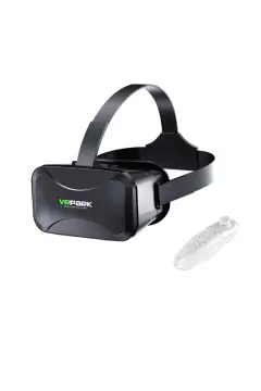 عینک واقعیت مجازی VRPARK V7 3D + کنترلر بلوتوث بی‌سیم VR-AL4749