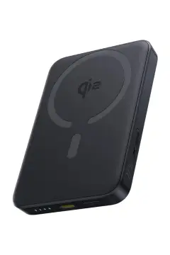 پاوربانک EnerFill FM12 مگ‌سیف Qi2 با ظرفیت 10000mAh و توان 22.5W سیاه