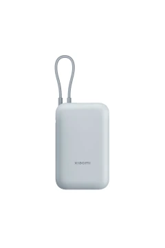 پاوربانک با کابل یکپارچه 10000mAh 22.5W BHR9073GL - آبی یخی