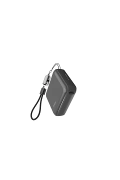شارژر همراه مینی 10.000mAh PD 22.5W با کابل USB-C داخلی