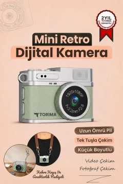 دوربین دیجیتال مینی سلفی ویدئو بلاگ دوربین مینی کیفی 1080P CMR35 سبز روشن