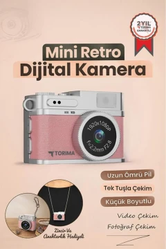 دوربین دیجیتال مینی سلفی ویدئو و لوگ Mini Anahtarlık 1080P CMR35 صورتی