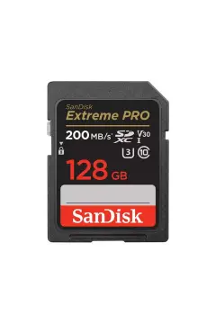 کارت حافظه SDXC 128GB UHS-I Extreme PRO با سرعت 200MB/s - SDSDXXD-128G-GN4IN