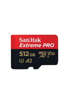 کارت حافظه میکرو SDXC UHS-I A2 V30 سن دیسک 512 گیگابایت با سرعت 200/140 مگابایت بر ثانیه