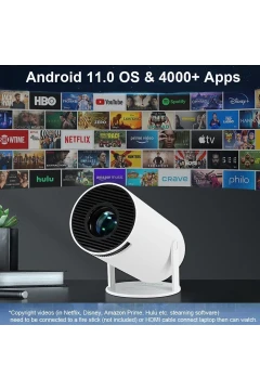پروژکتور مینی قابل حمل سامسونگ با پایه Wifi 4-6 K