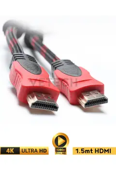 کابل HDMI ۱.۵ متری با بافت مقاوم برای تلویزیون / مانیتور / کابل HDMI