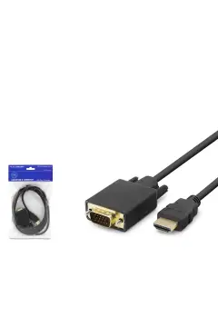 کابل تبدیل HDMI به VGA HDX7795 1080p 1.8 متر مشکی