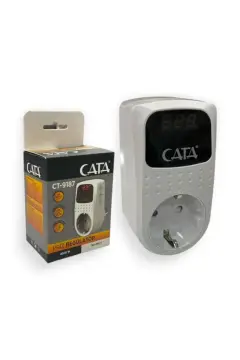 پریز دیجیتال CT-9187 با محافظ جریان و صفحه نمایش LED 4000W، محافظ ولتاژ 150-280V و محافظت در برابر جریان زیاد