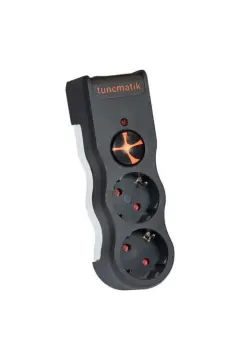 پریز محافظ جریان انرژی پاورسرج ۲ عددی سیاه ۵۲۵ ژول Tsk-5081