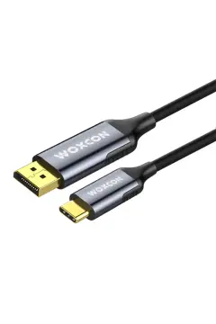 کابل USB-C به Display Port، DP1.4، USB 3.2، پشتیبانی از 8K با فرکانس 30Hz و 4K با فرکانس 120Hz، Thunderbolt 4، 2 متر