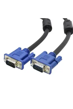 کابل VGA برای اتصال مانیتور LCD و پروژکتور - دارای دو فیلتر - ۱.۵ متر