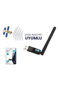 آنتن دار USB W-7 با سرعت 300Mbps و گیرنده ماهواره‌ای + آداپتور بی‌سیم PC با چیپست MTK7601