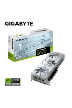کارت گرافیک GeForce RTX 5070 EAGLE OC ICE SFF GV-N5070EAGLEOC ICE-12GD GDDR7 12G مخصوص بازی