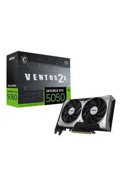 کارت گرافیک GeForce RTX 5050 8GB VENTUS 2X OC GDDR7 128Bit DX12 مخصوص بازی
