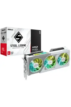کارت گرافیک AMD Radeon RX 9060 XT OC Steel Legend با حافظه ۸ گیگابایت GDDR6 و عرض باس ۱۲۸ بیت