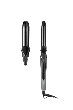 ست حالت دهنده مو ترندکر سرامیک با 3 سری مختلف رنگ آنتراسیت - AR5101