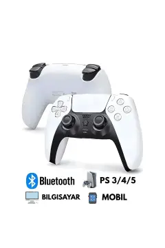 دسته بازی بی‌سیم بلوتوثی PS 3-4-5 و سازگار با کامپیوتر