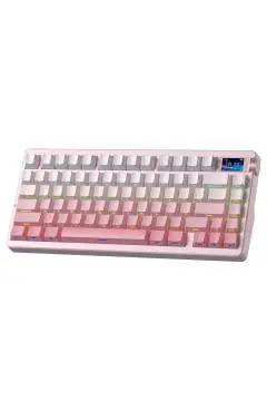 کیبورد مکانیکی RGB نوا75 TKL با سوئیچ‌های توت فرنگی و نعناع، سه حالته، بی‌سیم، با قابلیت ماکرو و هات سوآپ برای گیمینگ