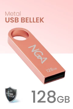 فلش درایو USB 128 گیگابایت با بدنه فلزی و امنیت بالا