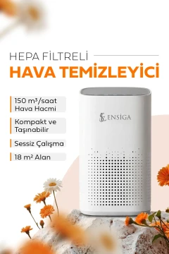 دستگاه تصفیه هوا با فیلتر HEPA و فیلتراسیون سه مرحله‌ای با کارکرد بی‌صدا 150m³/h CADR