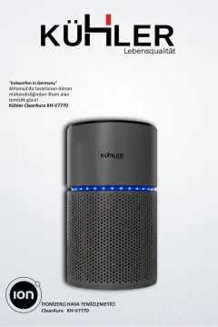 دستگاه تصفیه هوا ClearAura KH-V7770 – یونیزه کننده و فیلتر ۳ مرحله‌ای