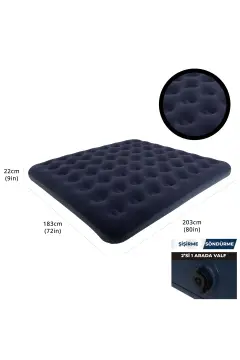 تشک بادی کینگ سایز 3 نفره 203x183x22 سانتی‌متر