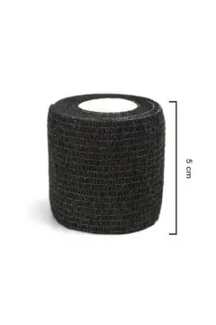 باند چسبی الاستیک خودچسب سیاه رنگ 5 سانتی‌متری