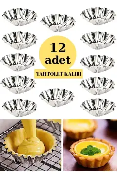12 عدد قالب تارت کیک و کوکی
