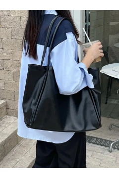 کیف زنانه نرم مدل کادین با بند شانه و دست