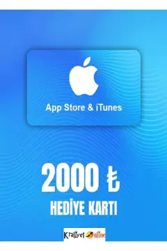 کارت هدیه 2000 TL اپ استور - آیتونز